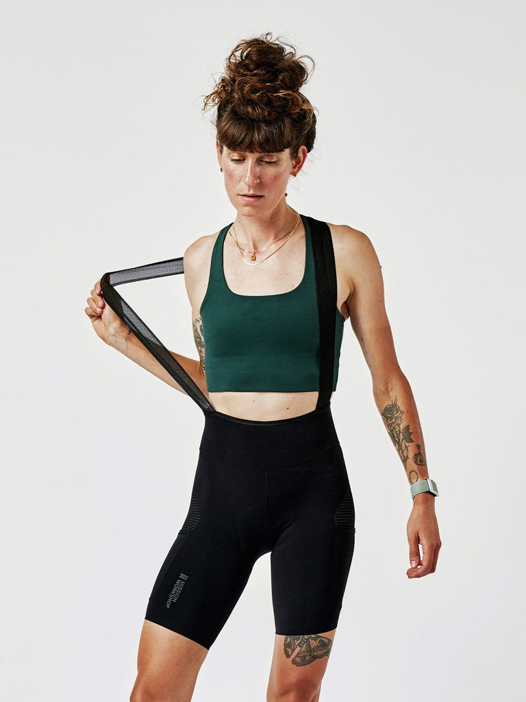 Mission Pro Bib Women's by Mission Workshop - Weatherproof Bags & Technical Apparel - San Francisco & Los Angeles - Built to endure - Guaranteed forever