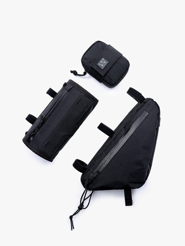 On-Bike Storage System by Mission Workshop - Weatherproof Bags & Technical Apparel - San Francisco & Los Angeles - Built to endure - Guaranteed forever