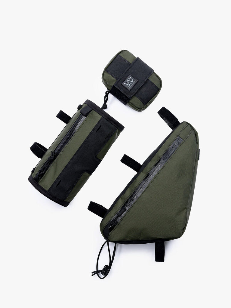 On-Bike Storage System by Mission Workshop - Weatherproof Bags & Technical Apparel - San Francisco & Los Angeles - Built to endure - Guaranteed forever