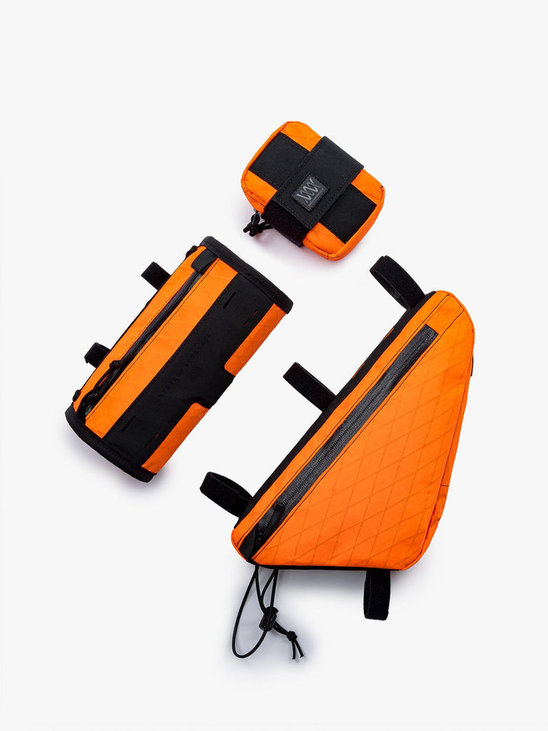 On-Bike Storage System by Mission Workshop - Weatherproof Bags & Technical Apparel - San Francisco & Los Angeles - Built to endure - Guaranteed forever